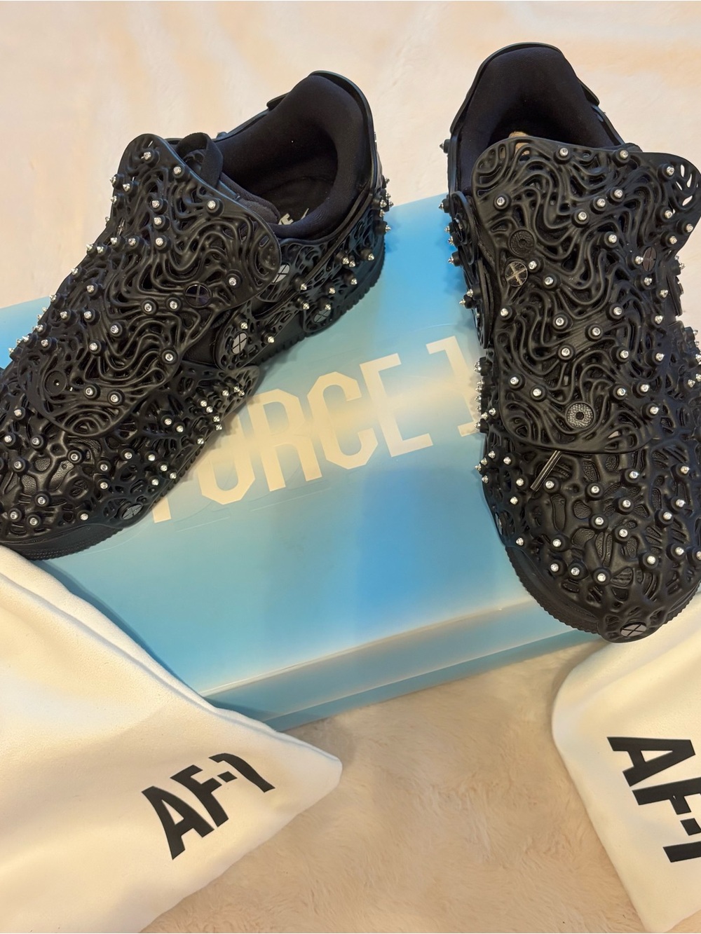 NWT Nike Air Force Black 1 Low LX Swarovski x Ja Morant
